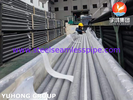 Exchanger de calor tubo con aletas, tipo extruido, ASTM A213 TP304 con aluminio 6063