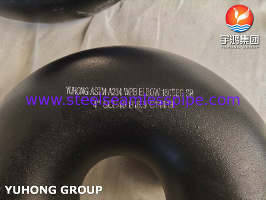 Acero al carbono ASTM A234 WPB 90/180 grados SR Codo