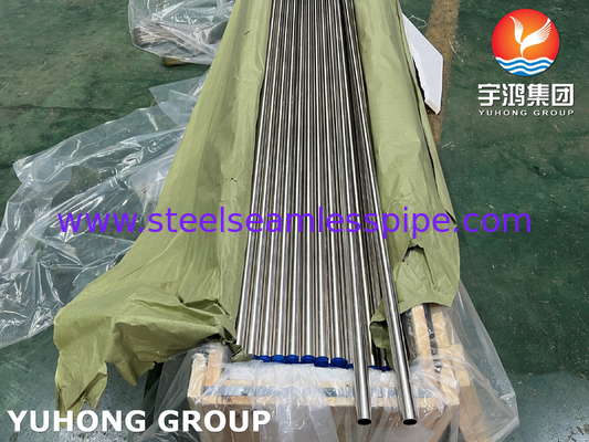 ASME SB111 C71500 Tubos de sistemas de condensación sin costura de aleación de cobre y níquel