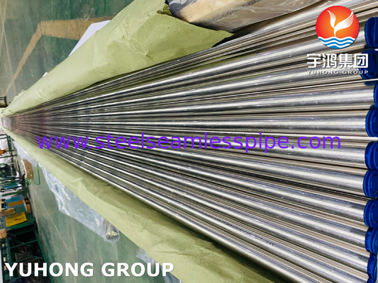 ASME SB111 C71500 Tubos de sistemas de condensación sin costura de aleación de cobre y níquel