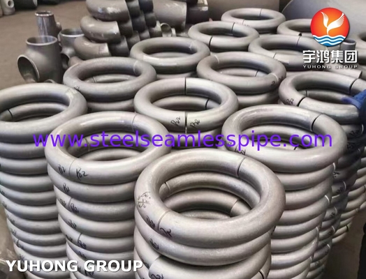 Fittings para tuberías de acero inoxidable ASTM A403 WP304 con codo de 180 grados B16.9