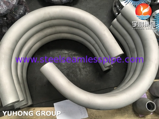 Fittings para tuberías de acero inoxidable ASTM A403 WP304 con codo de 180 grados B16.9