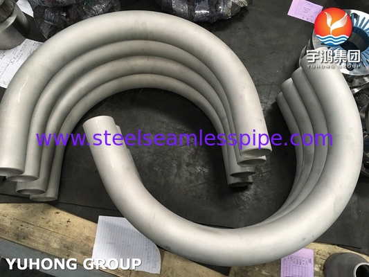 Fittings para tuberías de acero inoxidable ASTM A403 WP304 con codo de 180 grados B16.9