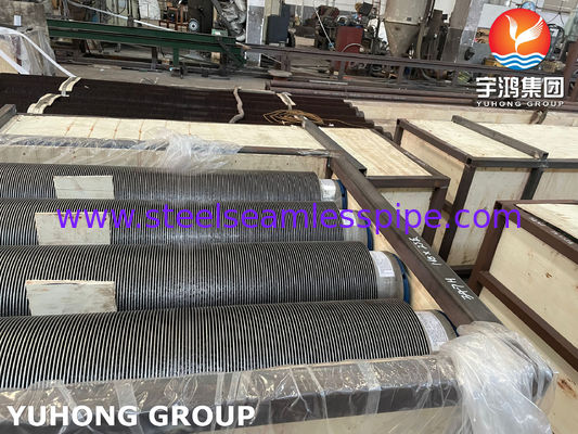 Tubos de soldadura en espiral de acero inoxidable HFW para una alta eficiencia térmica y una transferencia de calor compacta