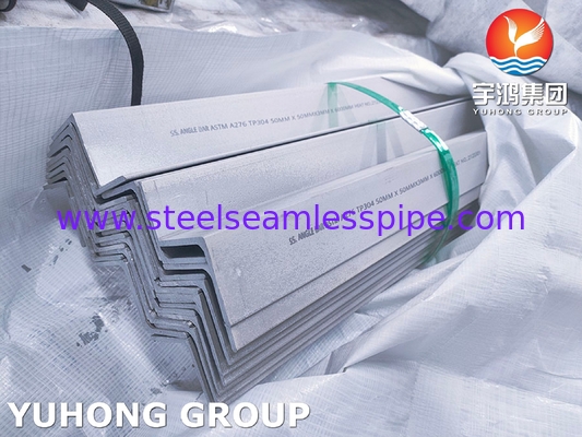 ASTM A276 TP304 Barras planas y angulares de acero inoxidable
