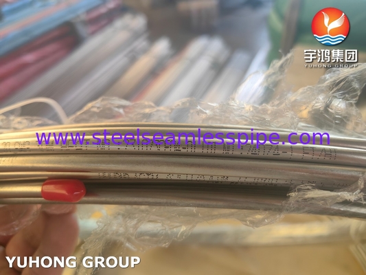 Califique la superficie recocida conservada en vinagre/brillante ASME SA213 del tubo inconsútil de la bobina del acero inoxidable de TP304/304L y de TP316/316L