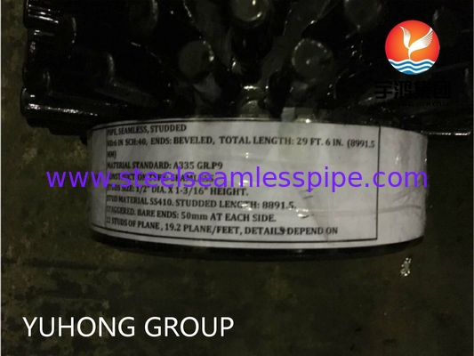 Tubos de forma ovalada de HFW ASTM A335 P9 para soldadura de alta frecuencia