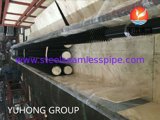 Tubo oval con aletas y espárragos ASTM A335 P9 con chorro de arena para soldadura de alta frecuencia