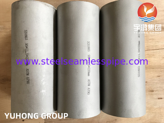 ASTM A790 S31803 F51 Tubos sin costura de acero inoxidable dúplex para equipos petroquímicos