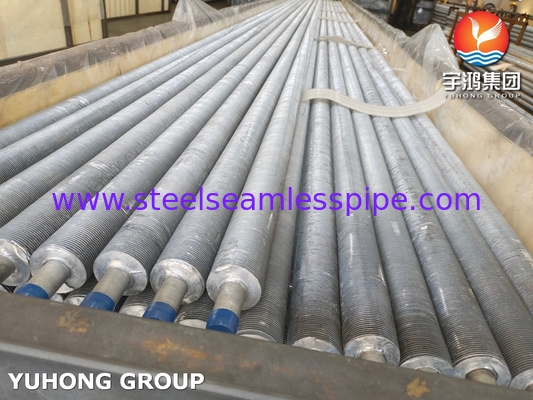 Tubo de intercambiador de calor con aletas de acero inoxidable ASTM A269 TP304 extrudido