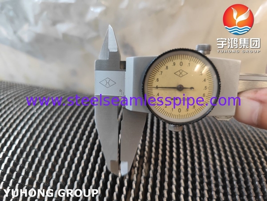 ASTM A312 TP347 Tubo de soldadura de alta frecuencia de acero inoxidable en espiral serrada HFW