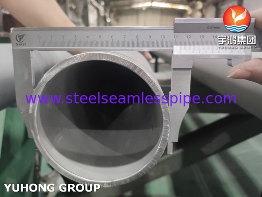 Tubo sin costuras de acero inoxidable ASTM A312 TP304H de alta resistencia
