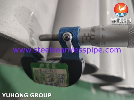 Tubo sin costuras de acero inoxidable ASTM A312 TP304H de alta resistencia