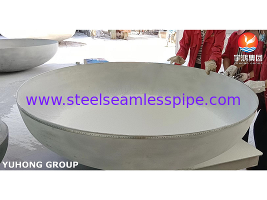 SA240 SS321 Envases y recipientes de almacenamiento con cabeza elíptica de acero inoxidable