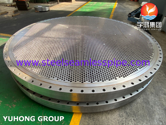 Las partes de las placas de tubos de acero inoxidable ASTM A182 F304L/F316L para intercambiadores de calor