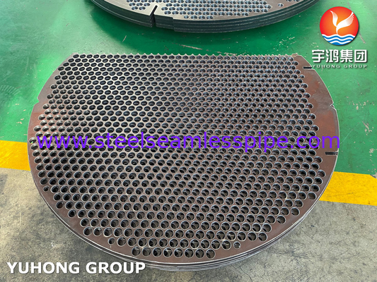 Las partes de las placas de tubos de acero inoxidable ASTM A182 F304L/F316L para intercambiadores de calor