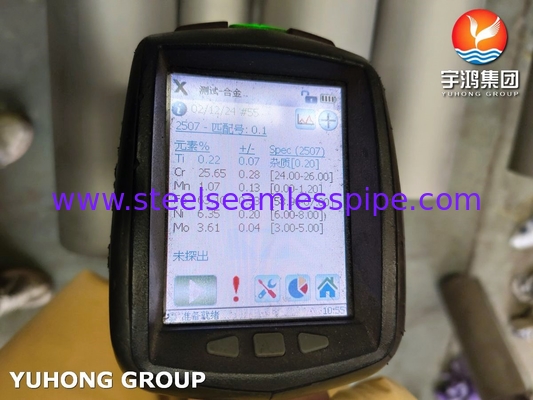 A790 S32750 Tubo sin costuras de acero súper dúplex para generación de energía