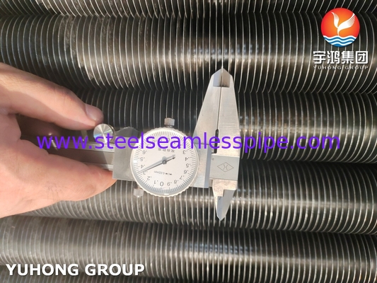 A179 tubo de aleta de acero al carbono A1100 A1060 tira de aluminio para enfriador de aire