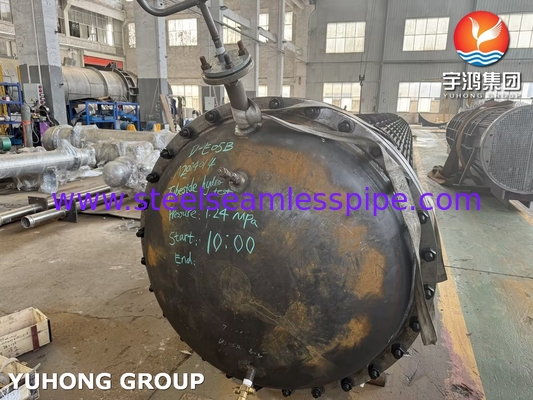 Se trata de un conjunto de tubos ASME U STAMP D-E05C ASME SA179 Tubo sin costuras de acero al carbono con hoja de tubos ASME SA266 Gr.2N.