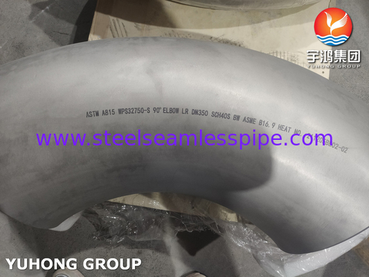 Acero superduplex sin costura ASTM A815 S32750-S ajuste resistente a la corrosión