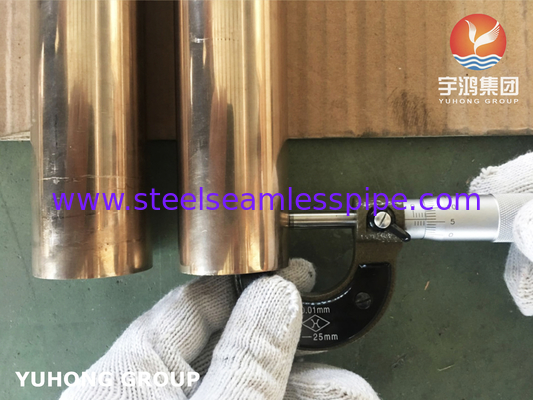 C12200 Tubo sin costuras de aleación de cobre rojo para agua ASTM B88 para servicio de agua