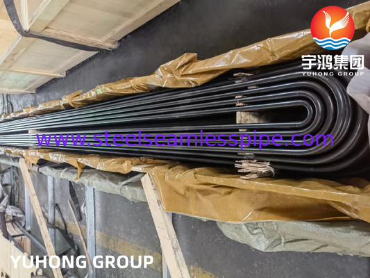 Tubo de flexión U de acero al carbono, ASME SA179, completo, Nace MR-0175, para aplicaciones en intercambiadores de calor