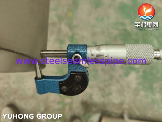 Tubo sin costura de acero inoxidable EN 10216-5 D2/T1 1.4404 TP316L para petróleo y gas