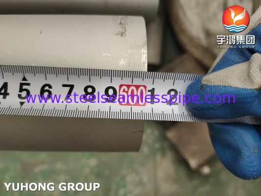 Tubo sin costura de acero inoxidable EN 10216-5 D2/T1 1.4404 TP316L para petróleo y gas