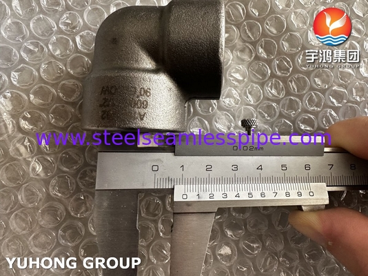 Fittings para tuberías forjadas a alta presión de acero 90° Codo 6000#