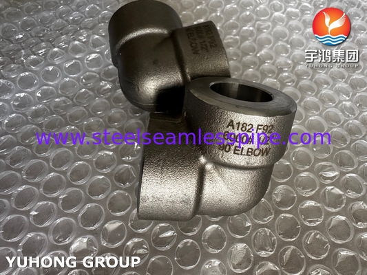 Fittings para tuberías forjadas a alta presión de acero 90° Codo 6000#