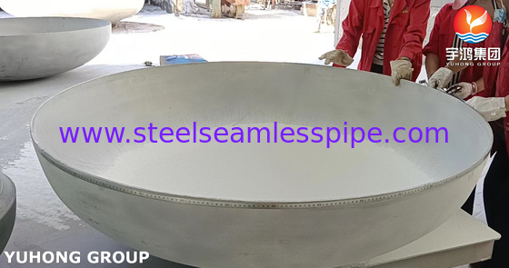 ASTM SA240 SS321 Cabeza elíptica y extremo del plato para recipientes a presión