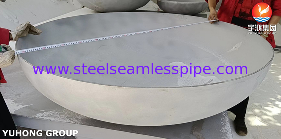 ASTM SA240 SS321 Cabeza elíptica y extremo del plato para recipientes a presión