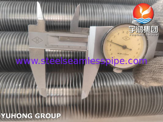 Tipo L tubo con aletas A179 tubo base de aluminio A1060 A1100 para enfriador de aire