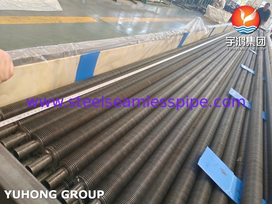 Tipo L Tubo de aleta A179 de aluminio 1060 1100 para torre de enfriamiento