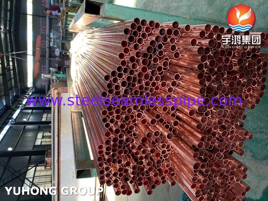 Tubo de flexión U de aleación de cobre resistente a la corrosión para refrigeradores de aire comprimido