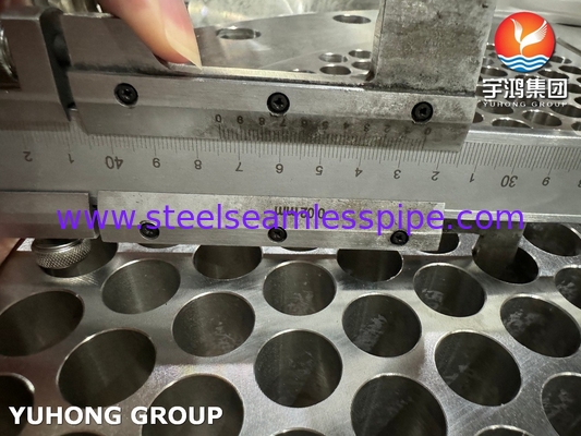 Hojas de tubos de acero inoxidable forjado para el ensamblaje de intercambiadores de calor ASTM A182 F304L