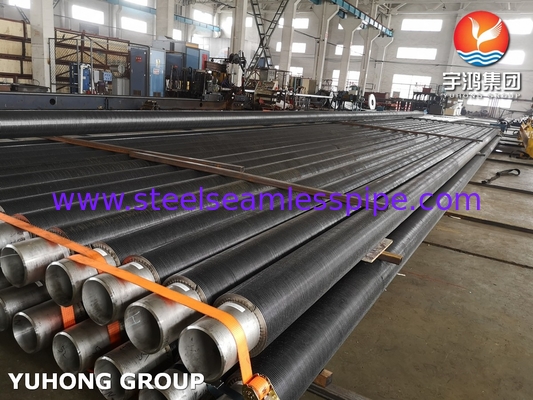 Tipo HFW de tubo de aleta de acero inoxidable ASTM A312 TP316L con aleta SS316l para economizador