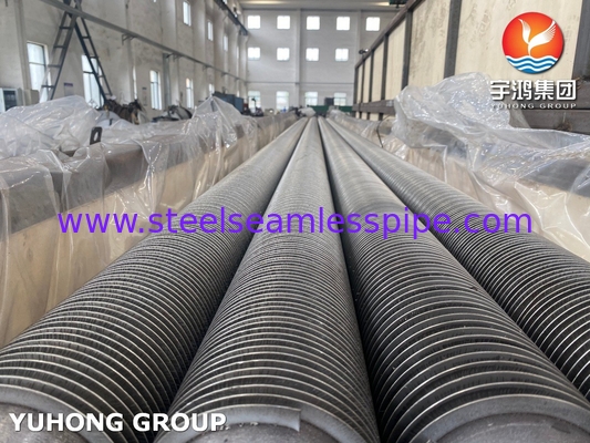 Tipo HFW de tubo de aleta de acero inoxidable ASTM A312 TP316L con aleta SS316l para economizador