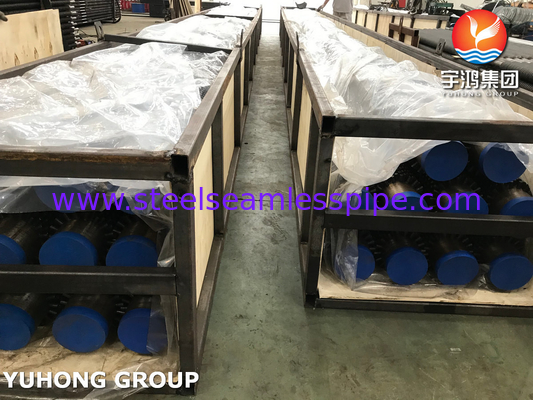 Tubo de aleta de acero de aleación ASTM A213 T9, 13Cr Stud para refinería de aceite de palma