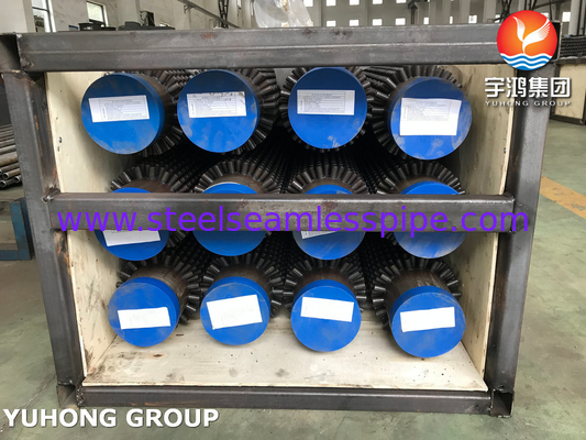 Tubo de aleta de acero de aleación ASTM A213 T9, 13Cr Stud para refinería de aceite de palma