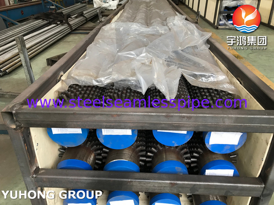 Tubo de aleta de acero de aleación ASTM A213 T9, 13Cr Stud para centrales eléctricas