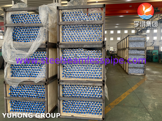ASTM A179 Tubo sin costura de acero al carbono Tubo de aleta de aluminio tipo G para enfriador de aire