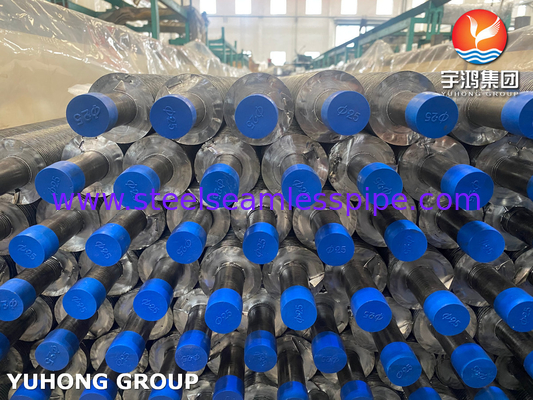 ASTM A179 Tubo sin costura de acero al carbono Tubo de aleta de aluminio tipo G para enfriador de aire