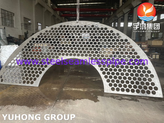 Baffle de acero inoxidable ASTM A182 para recipientes a presión