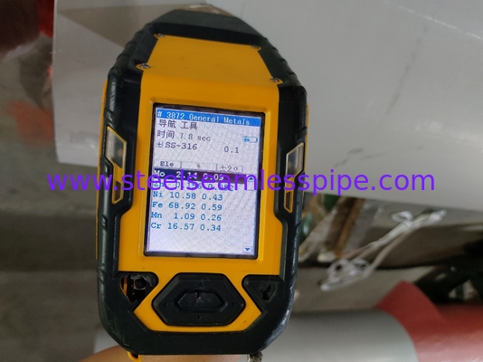 TP316L Tubo DSAW EN 1.4404 Para plantas de tratamiento de aguas residuales Norma ASTM A358