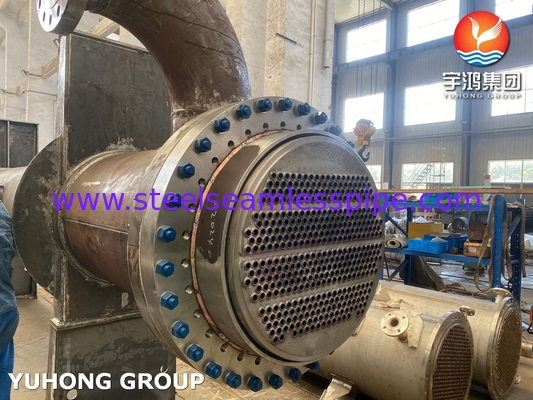 Intercambiador de calor con cabeza flotante, tubo sin costuras de acero al carbono ASTM A179 y hoja de tubo ASTM A266 Gr.2N