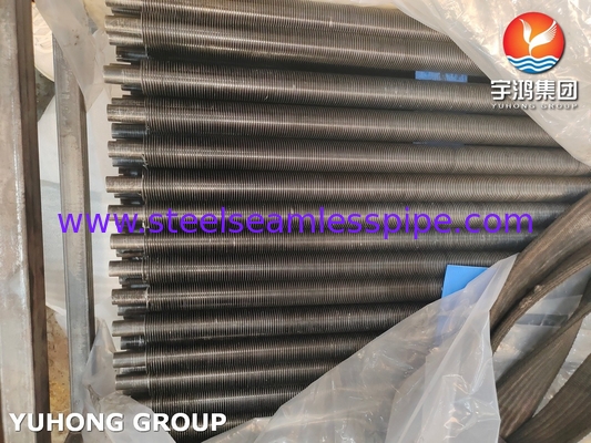 ASTM A179 Tubo sin costuras de acero al carbono Tubo de aleta de aluminio tipo G para el sistema HRSG