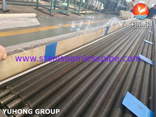 ASTM A179 Tubo sin costuras de acero al carbono Tubo de aleta de aluminio tipo G para el sistema HRSG