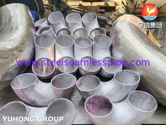 Los materiales de acero inoxidable con una inclinación de 180° ASTM B366