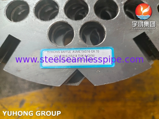 Deflector segmentado resistente a HIC ASME SA516 Gr70N para intercambiador de calor S&T (Espesor 8-180mm)​